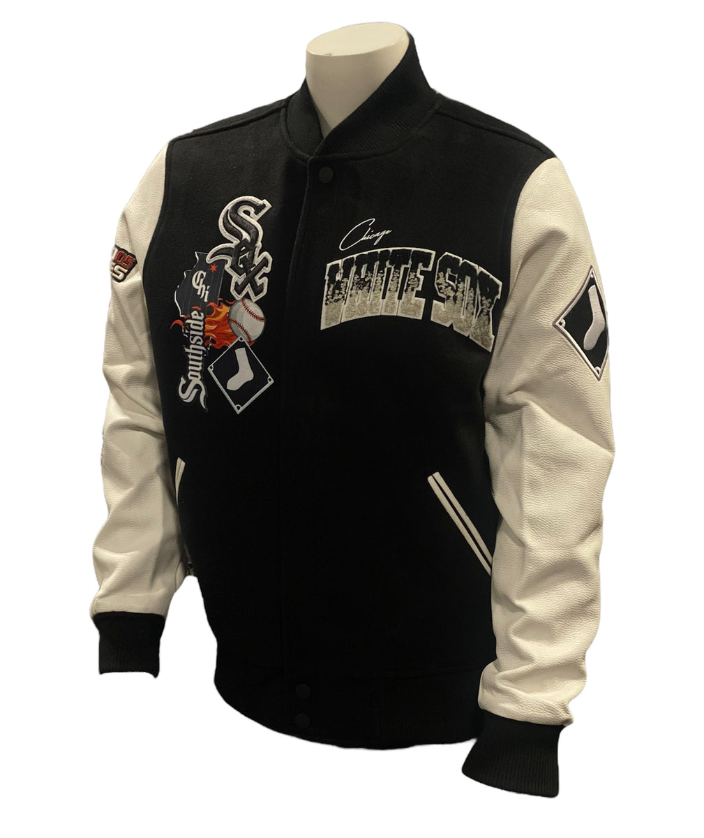M&N x Joe Freshgoods Satin Jacket Chicago White Sox