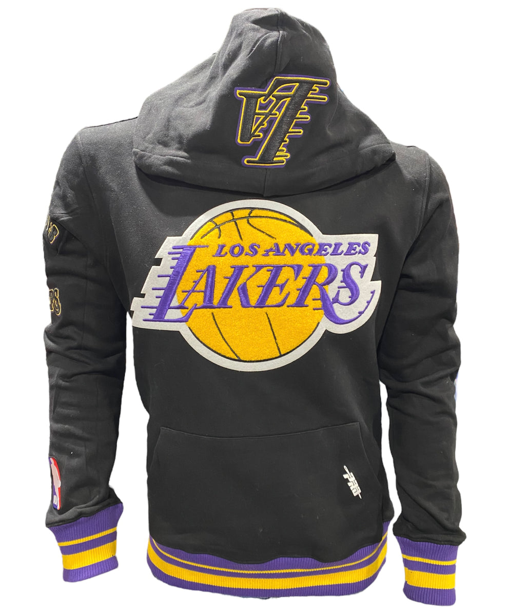LA Lakers, Sweaters, Nwt Los Angeles Lakers Pro Standard Luxury Black  Yellow And Purple Hoodie