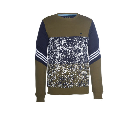 A.TIZIANO Quin | Printed Fleece Crew