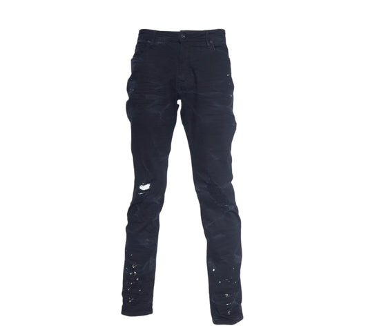 Kristian | Stretch Twill Jean With Splatter