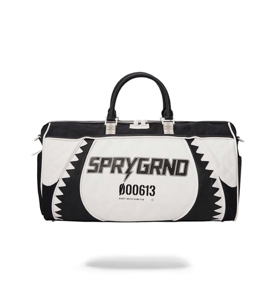 Sprayground Duffle Bag (Black/White)