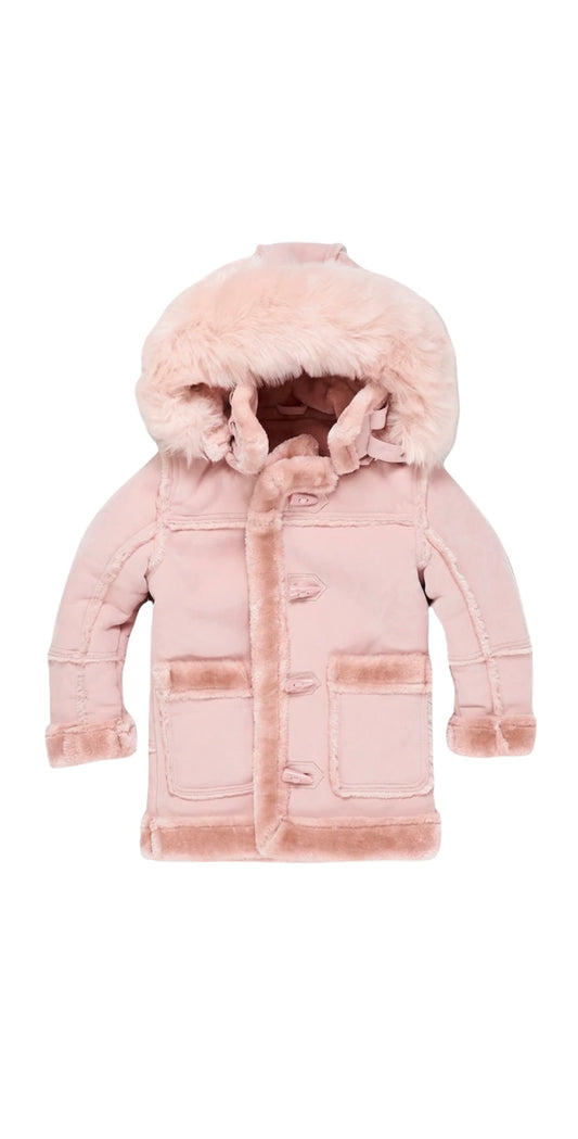 KIDS DENALI SHEARLING JACKET (PINK)