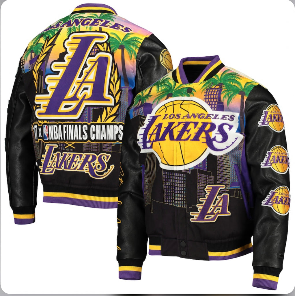 Kids Lakers Championship Jackets, LA Lakers Jacket